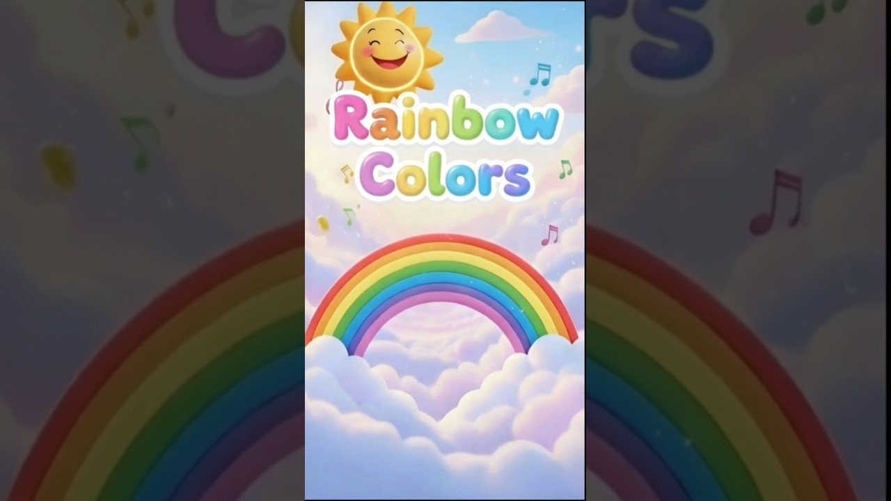 🌈Rainbow Color Song🌈Learn Colors for Kids| Nursery Rhymes|