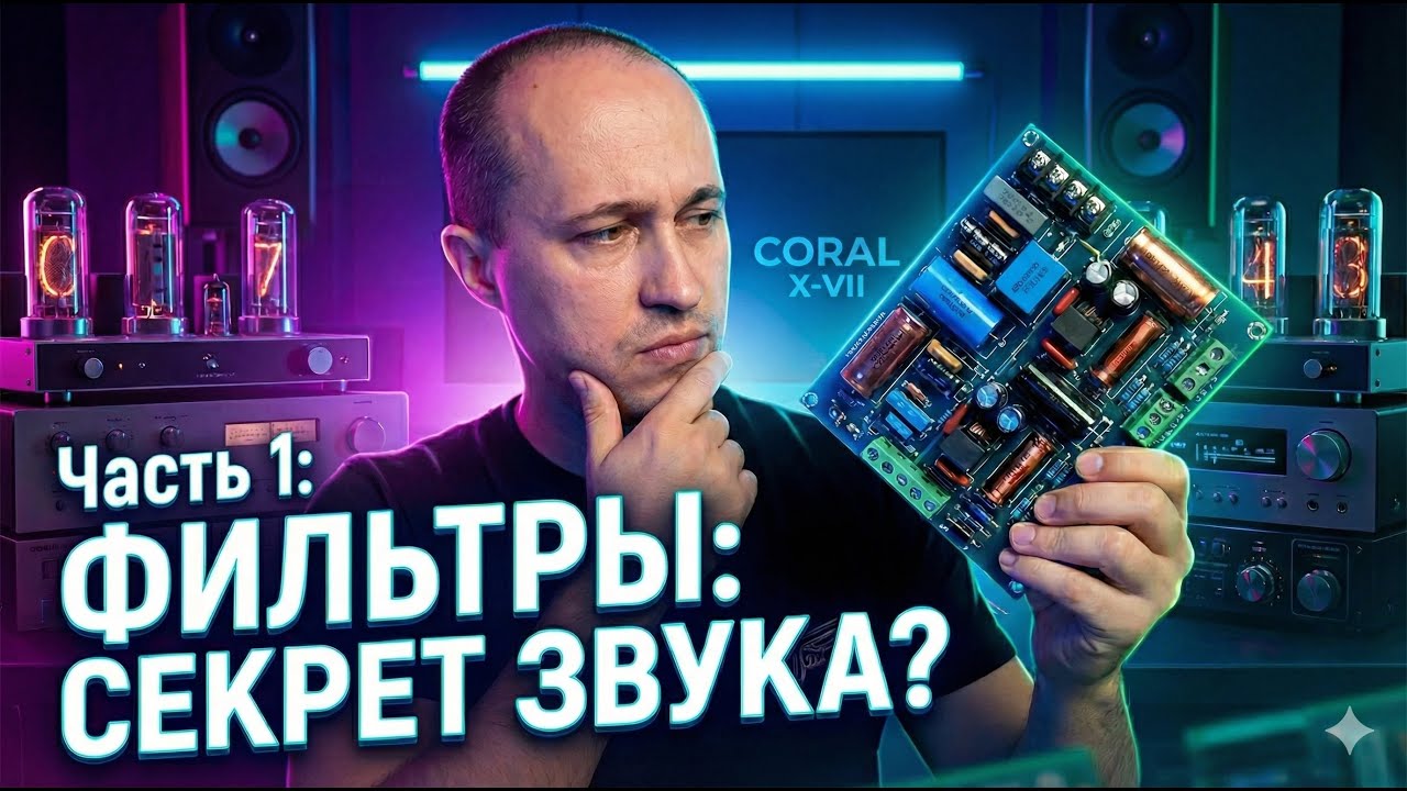 Апгрейд Coral X-VII или создание разделительного фильтра с нуля. Часть 1. Чистый и открытый звук