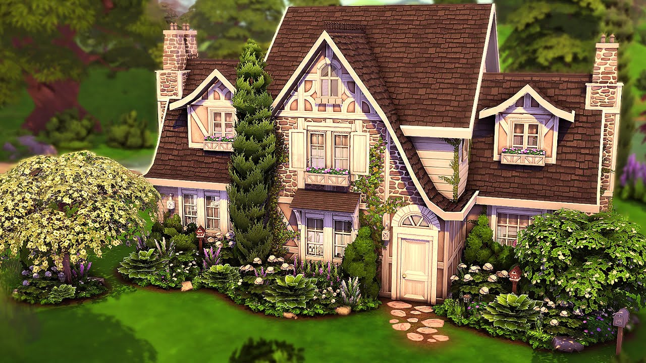 Perfect Family Cottage | The Sims 4 Speed Build