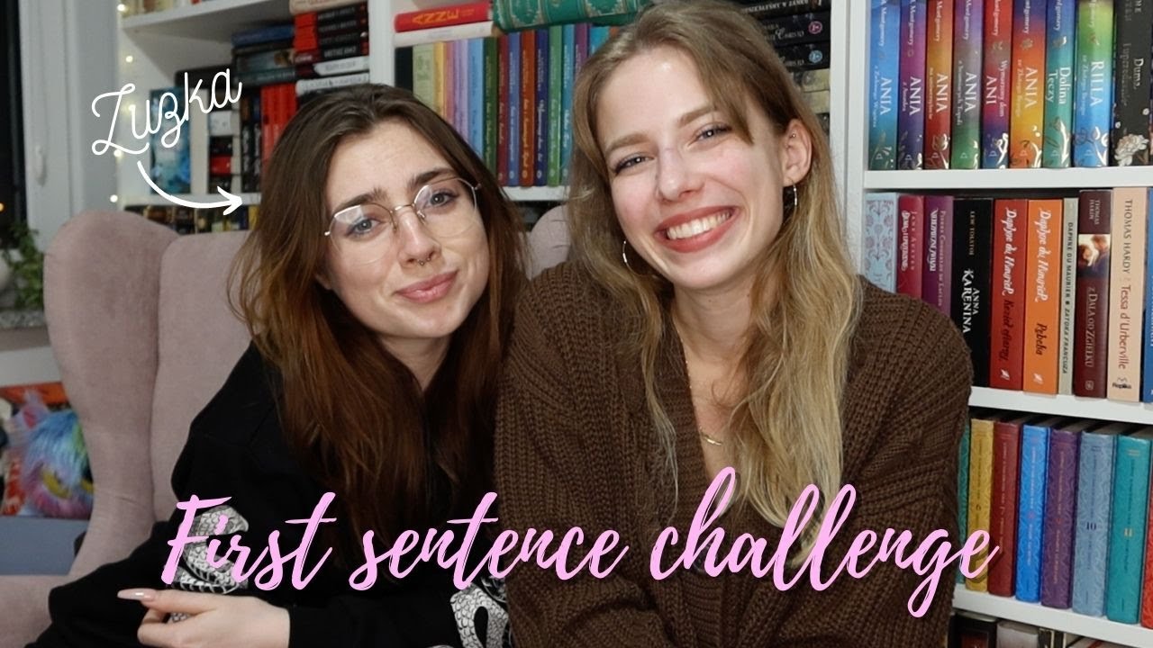 FIRST SENTENCE CHALLENGE z Zuzanną! 🤡📚 | Dr Book
