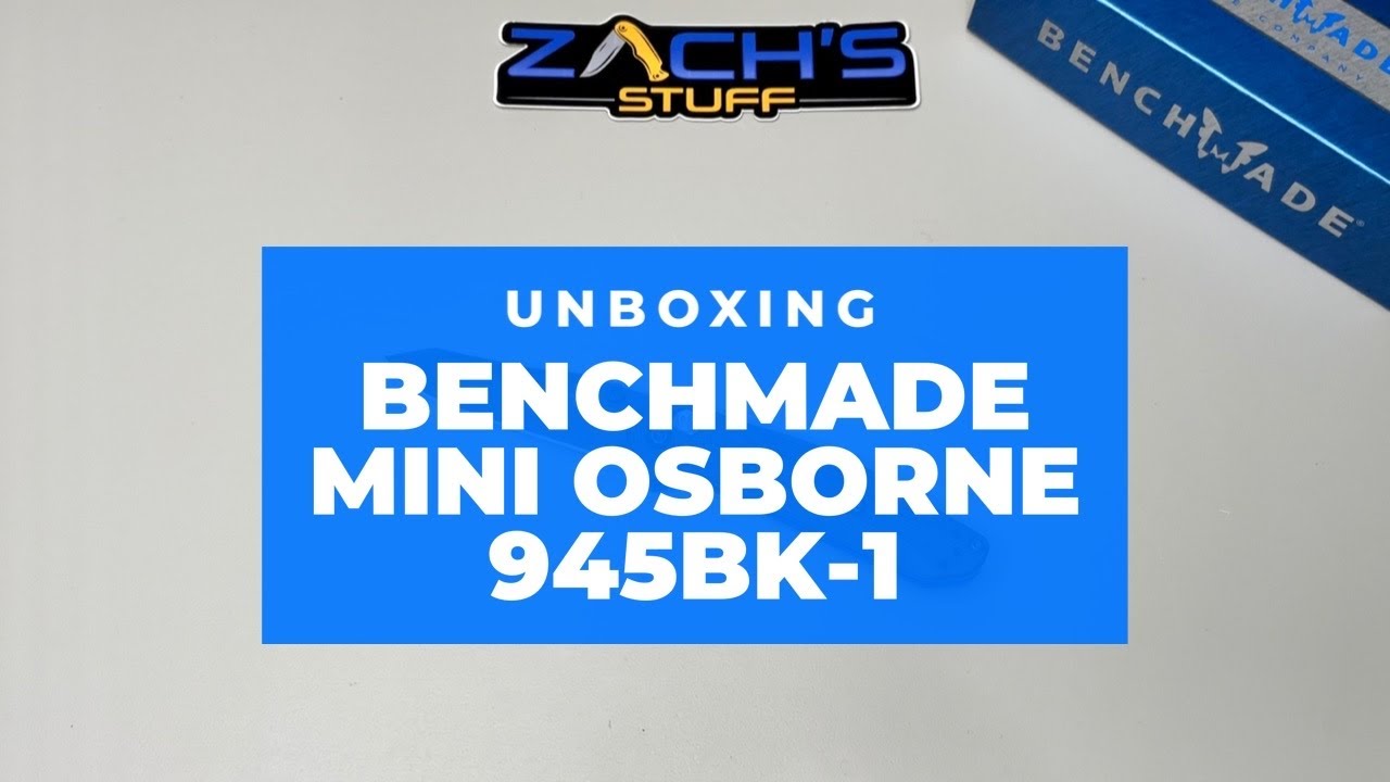 Unboxing ~Benchmade Mini Osborne - 945BK-1