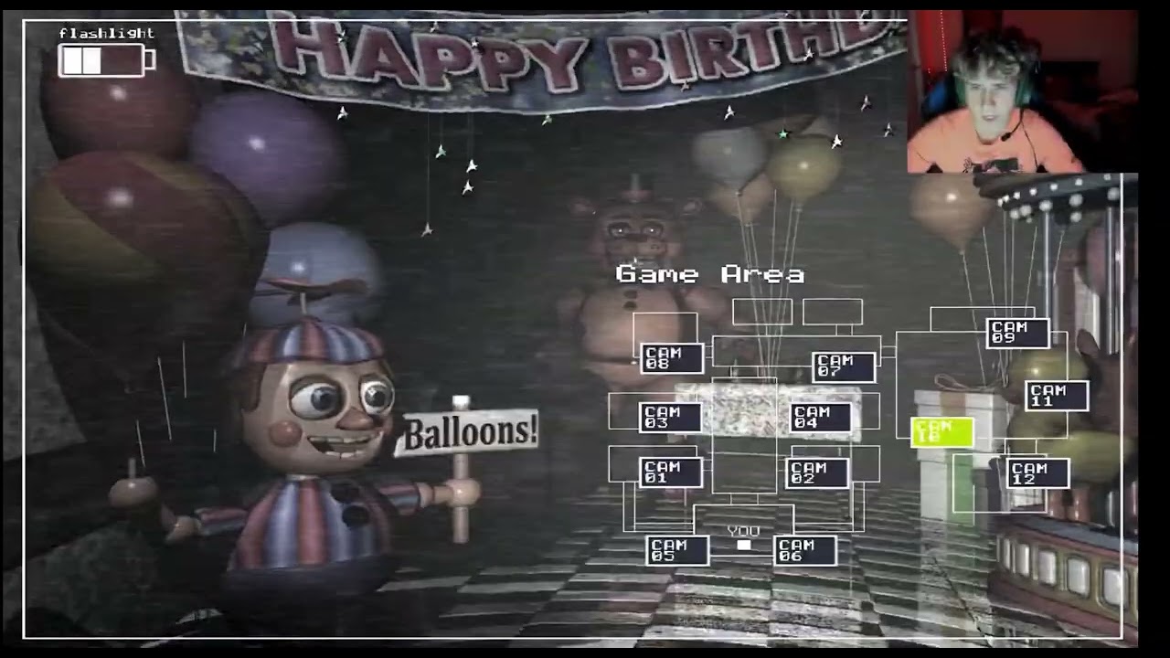 FNAF 2 NIGHTS 1-5 NO DEATH NO CUT RUN
