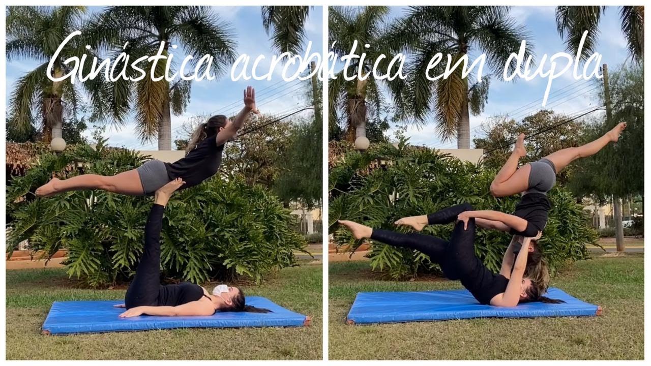 Gin&aacute;stica acrob&aacute;tica em dupla