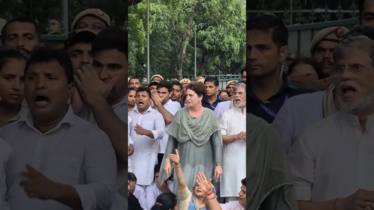 priyanka gandhi ne bjp ko kiya bol diya 🤯😱 #congress #priyankagandhi #bjp #shorts #yt #shortsfeed