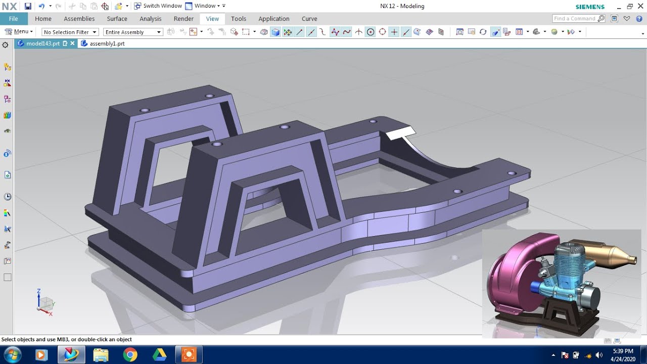 #NX CAD #FRAME MODEL #Tutorial 14.2