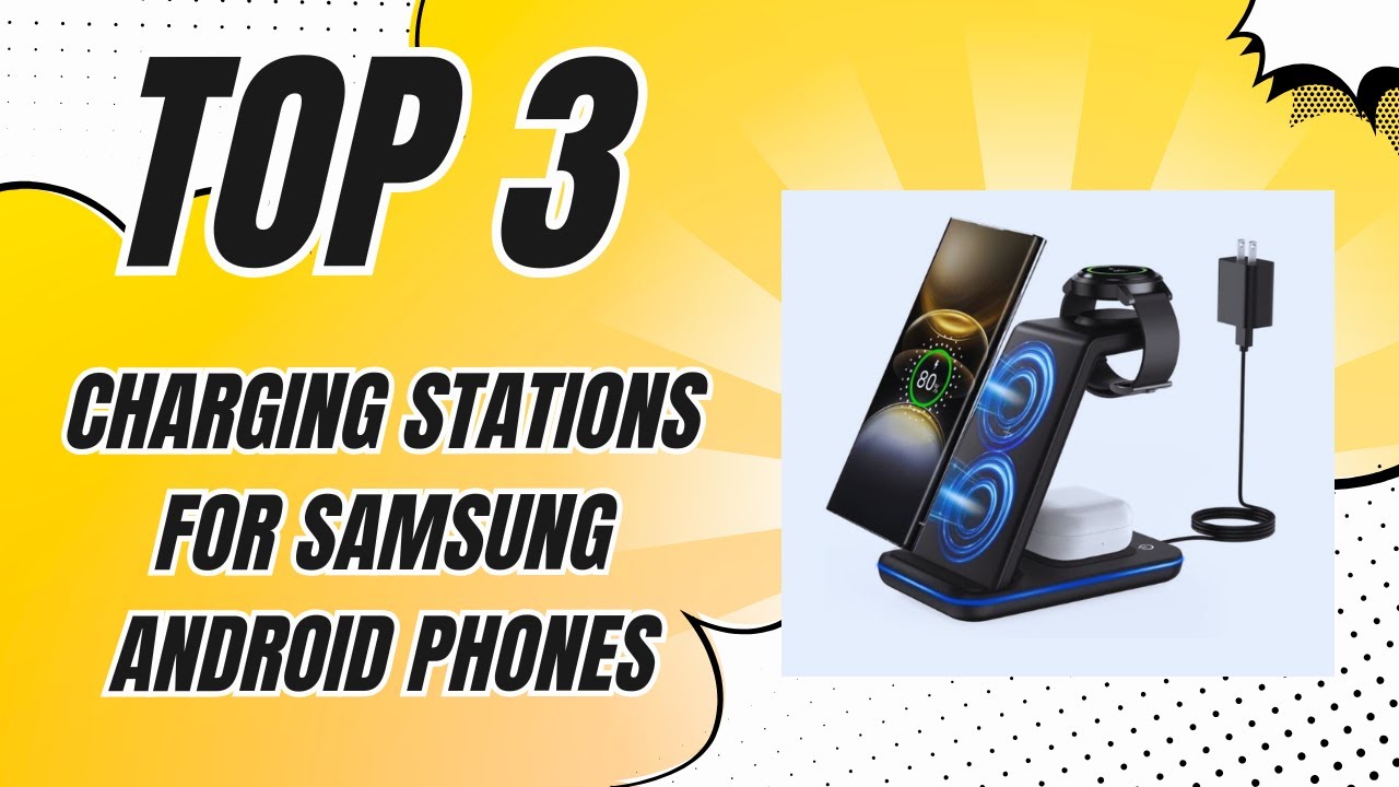 👍 Top 3 Charging Stations for Samsung Android Phones You NEED from Amazon! ✅ [2025]
