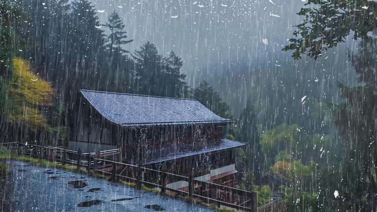 Chuva e Trovão para Dormir Profundamente – Ruído Branco Natural para Relaxar