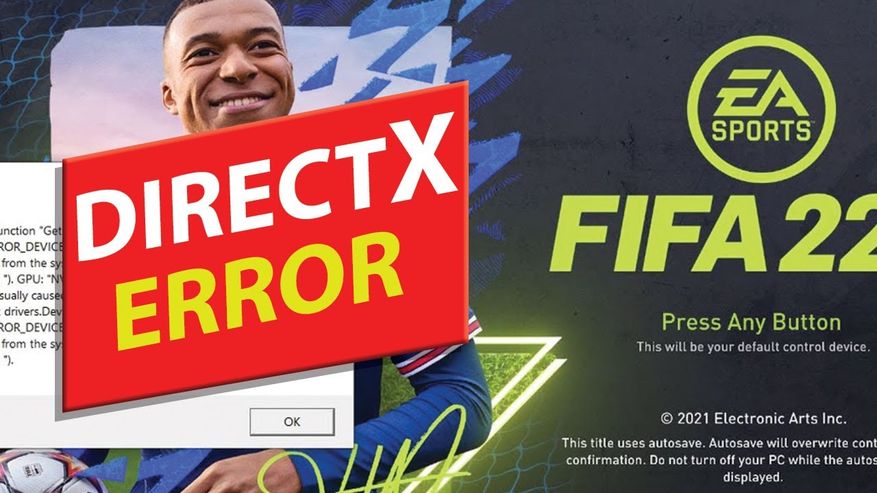 How To Fix FIFA 22 DirectX Error | Easy Steps 2022