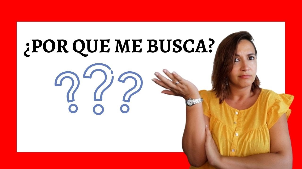 🤯 5 RAZONES POR LAS QUE TE BUSCA AUNQUE NO QUIERE NADA CONTIGO🤷‍♀️