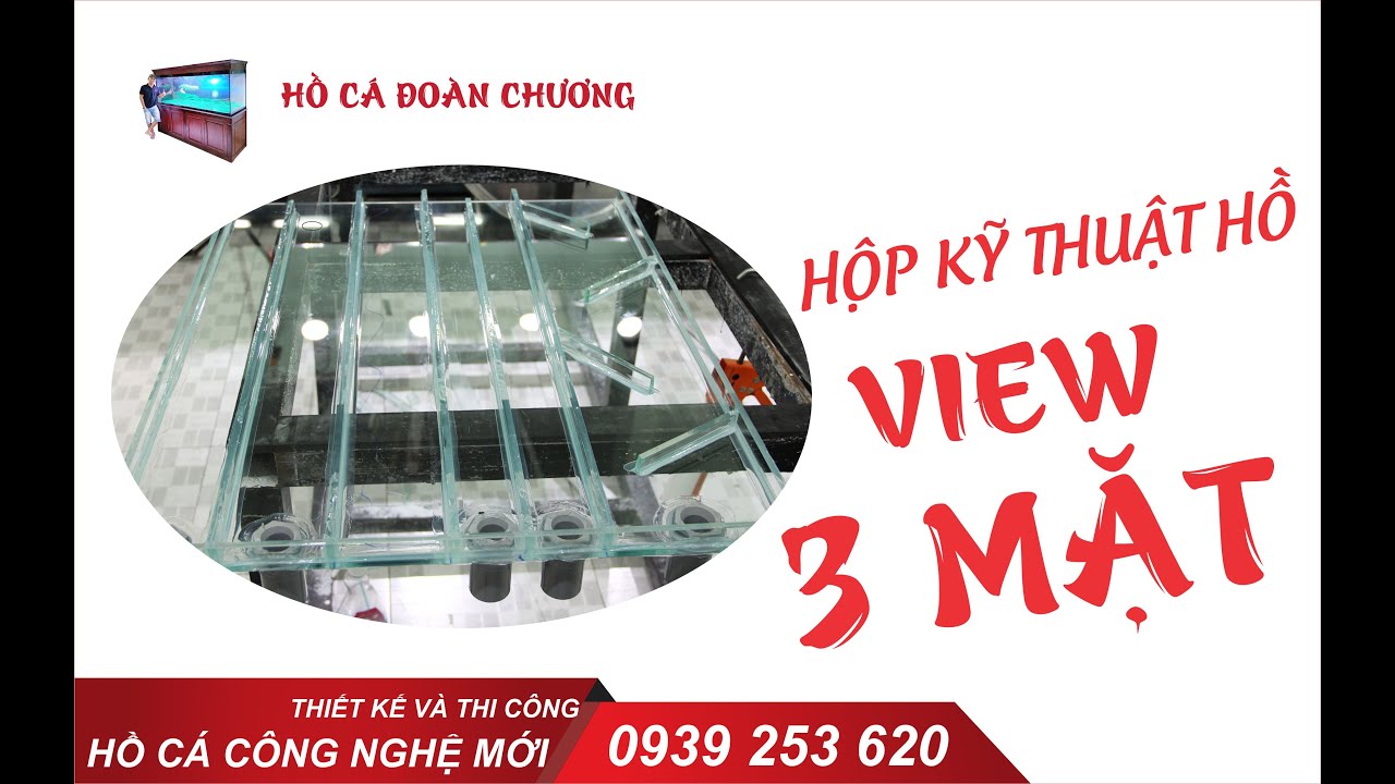 Cách làm hồ cá view 3 mặt I Phần II - Làm Hộp Kỹ Thuật I Hồ Cá Đoàn Chương