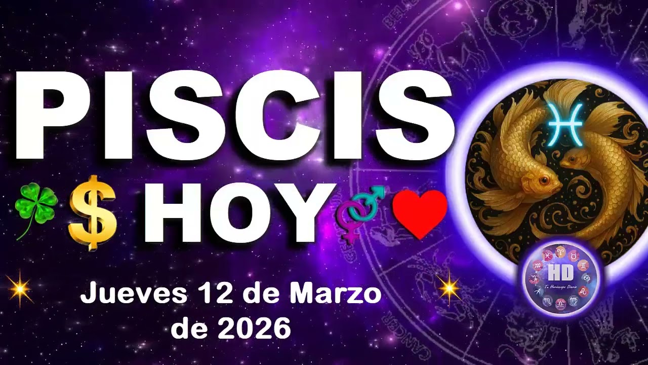 ♓ Piscis 🌙 Un giro importante aparece hoy | Guía astral de hoy Piscis jueves 12 de marzo de 2026