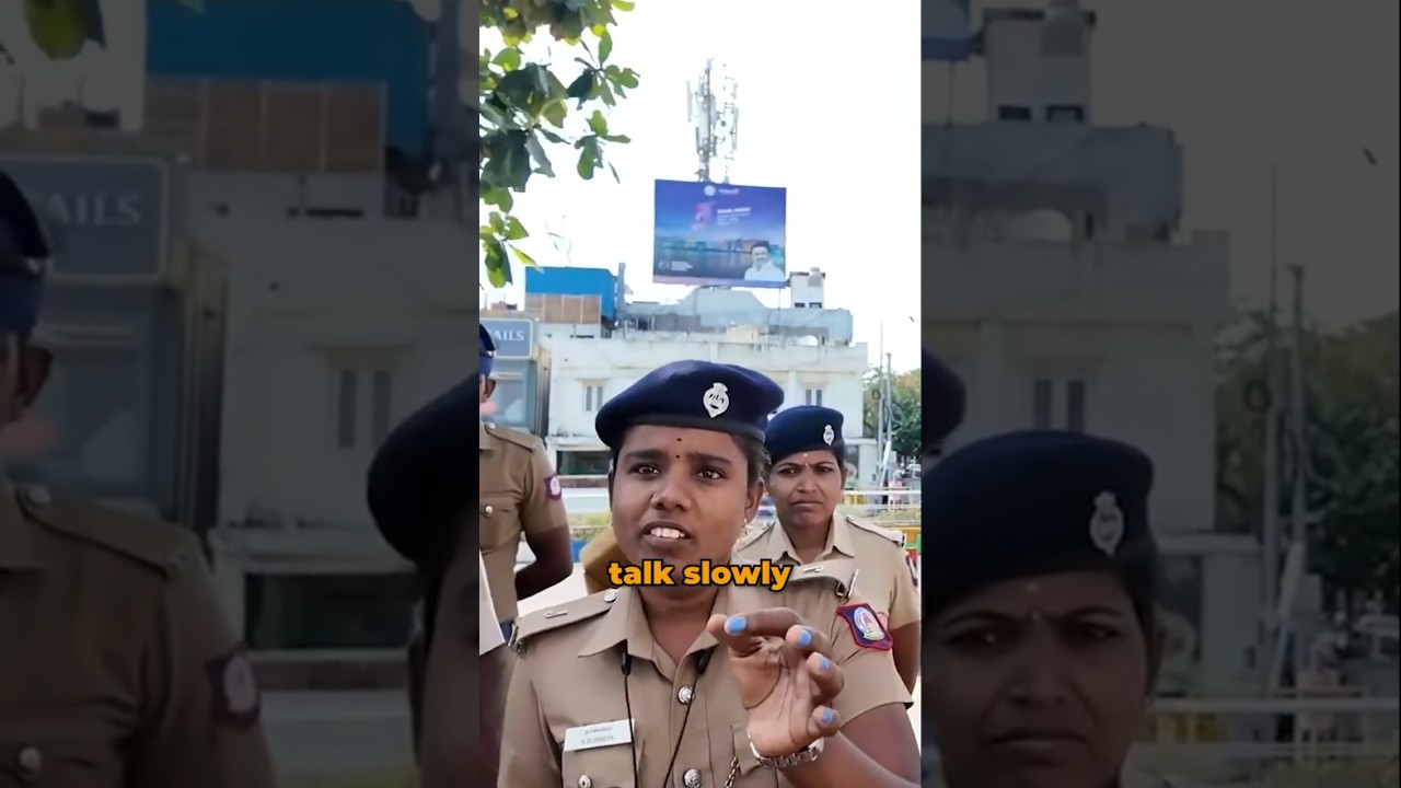 Индийская женщина-полицейский объясняет 🇮🇳