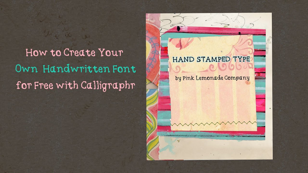 How to Create Your Own Handwritten Font for Free with Calligraphr