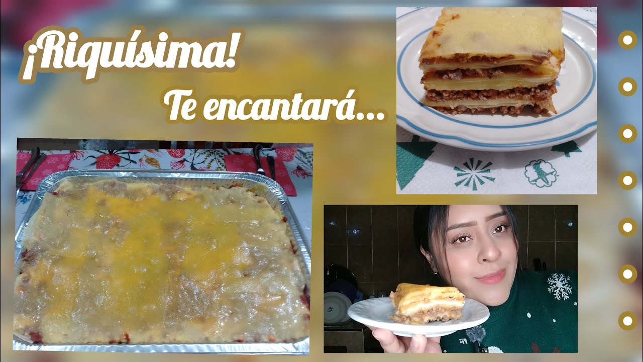 ¡RIQUÍSIMA! LASAÑA 💛