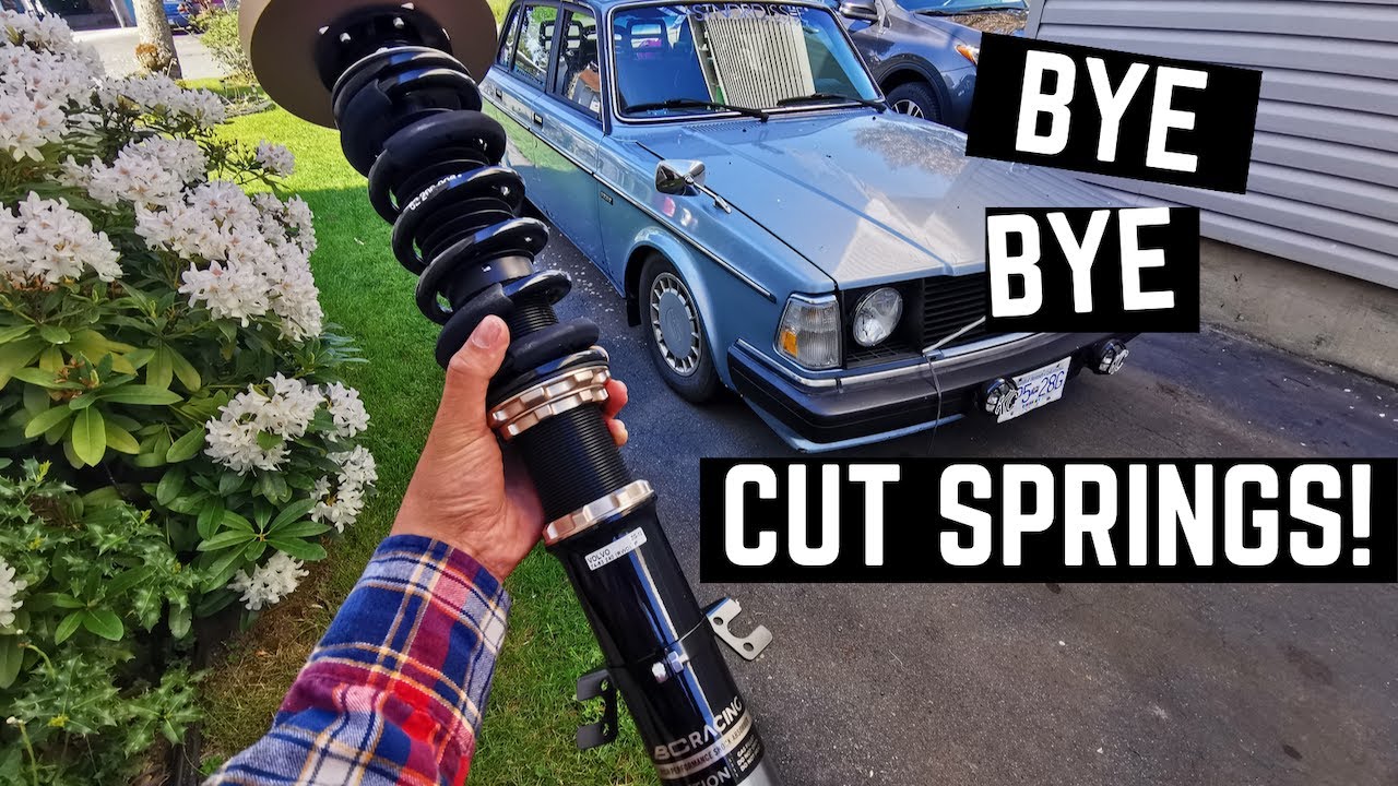 Установка койловеров Volvo 240 BC Racing | Часть 1
