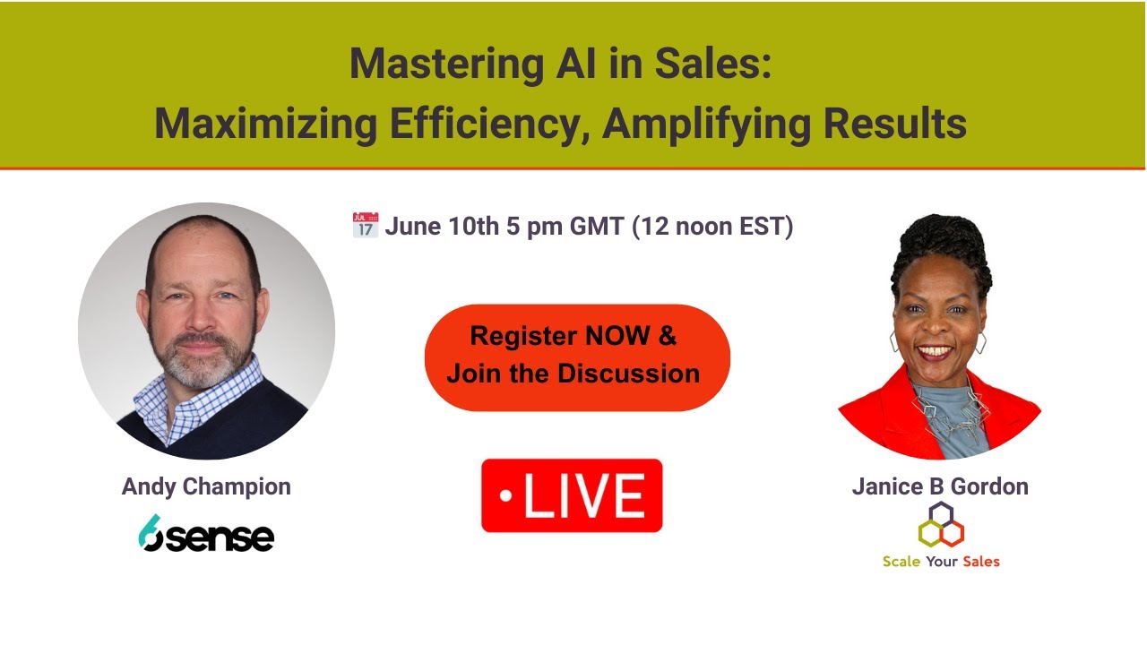 Mastering AI in Sales: Maximizing Efficiency, Amplifying Results