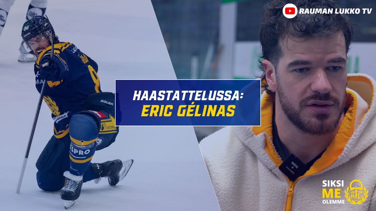 Rauman Lukko TV: Haastattelussa jatkosopimuksen tehnyt Eric Gélinas