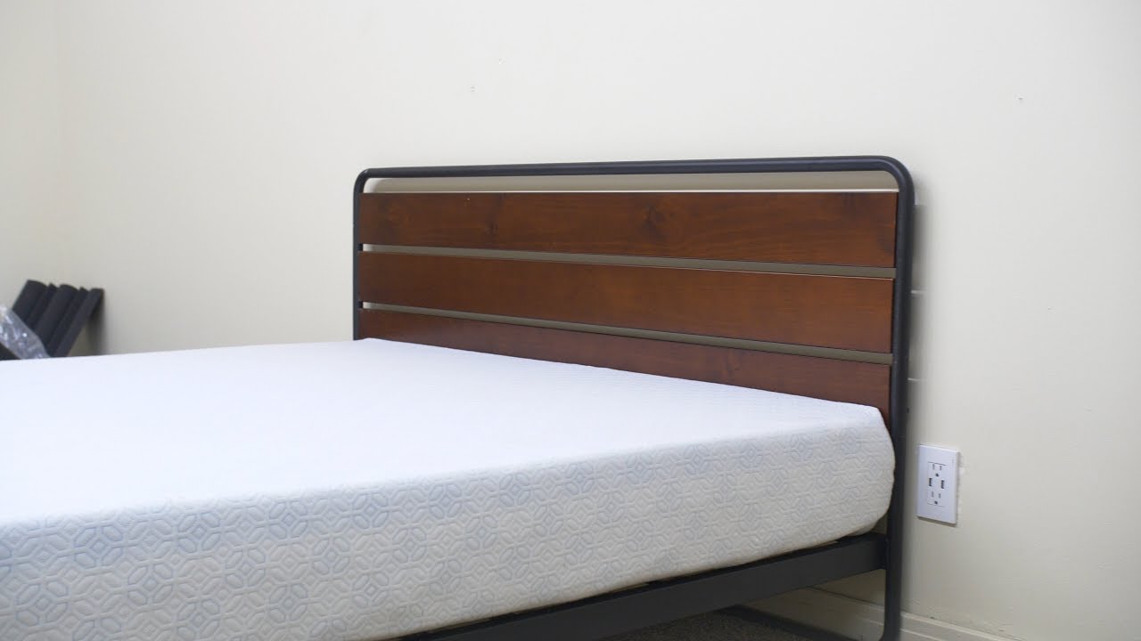 AWESOME $150 Amazon Bed Frame | Zinus Therese Assembly & Review