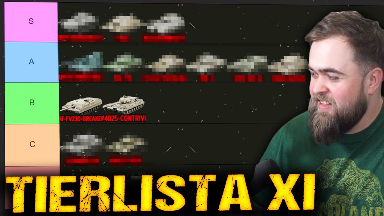 TIER XI TIER LIST - Covering ALL vehicles!
