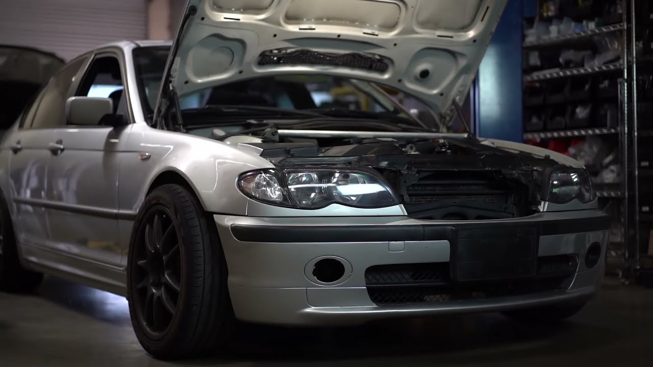 Установка шланга отопителя HPS на BMW E46
