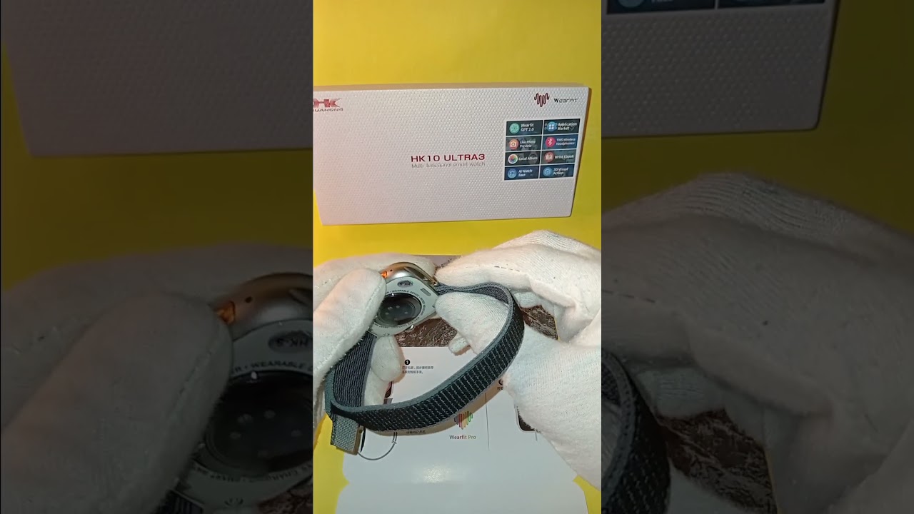 HK10 Ultra 3 Smart Watch Attach Strap #youtubevideo