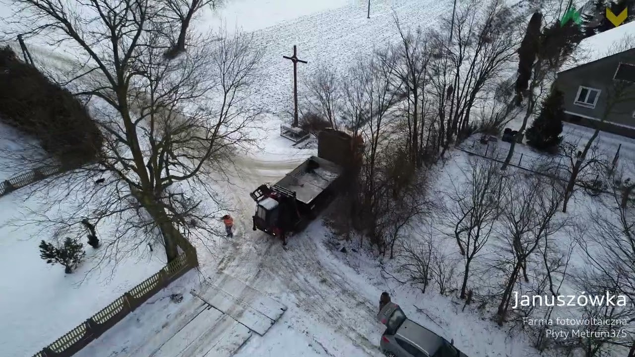Tymczasowe Drogi Modułowe - Budowa drogi tymczasowej w m.Januszówka