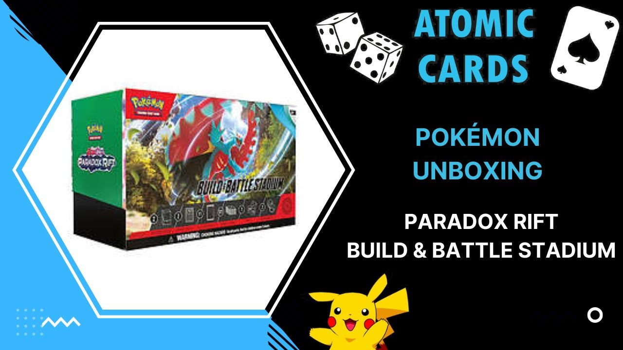 Pokémon Unboxing - Scarlet & Violet Paradox Rift Build & Battle Stadium
