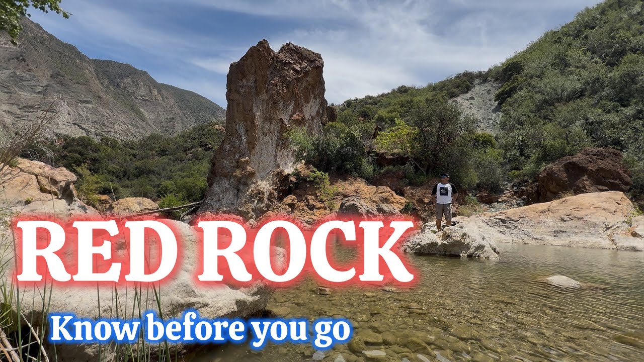 Step by step guide to Red Rock Trail in Santa Barbara California