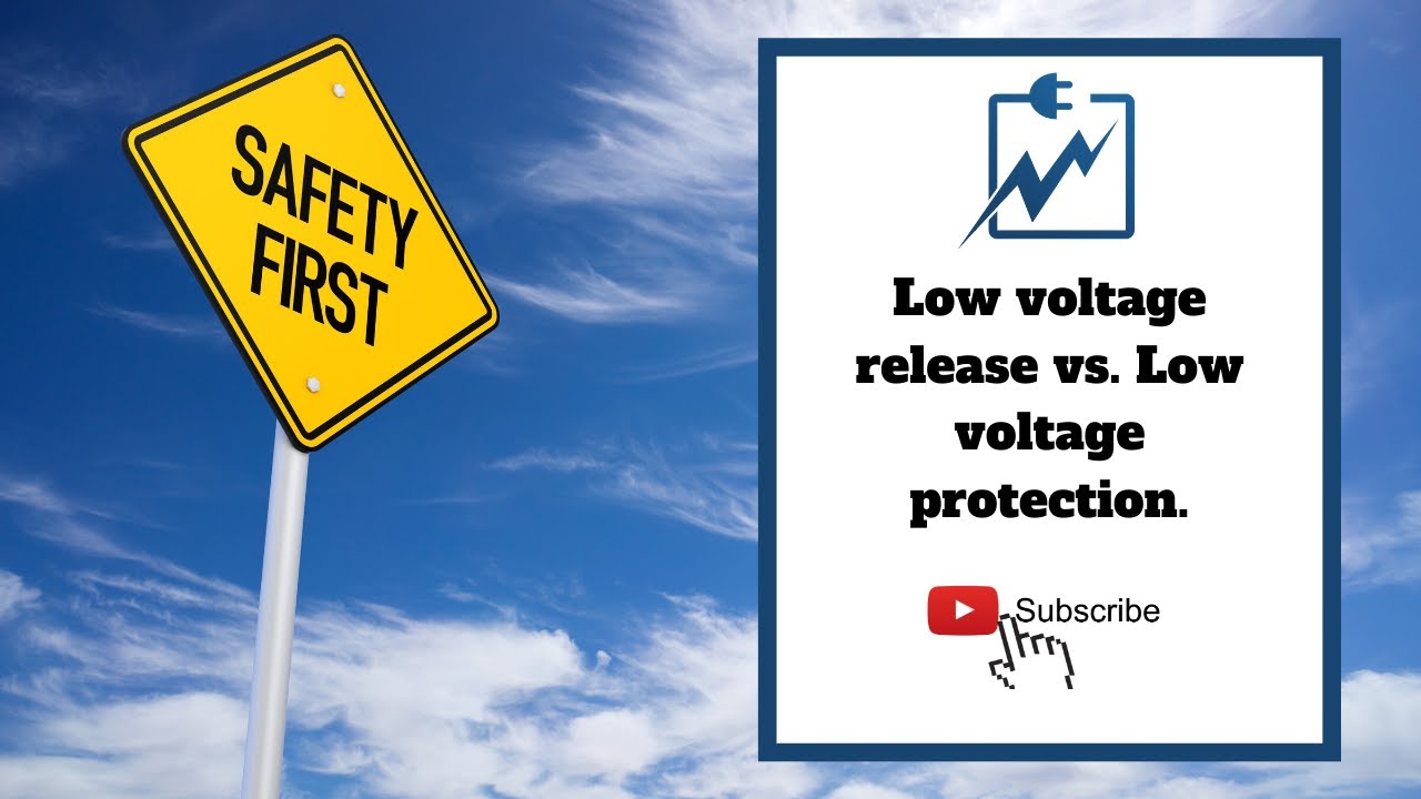 Low voltage release vs. Low voltage protection in motor control