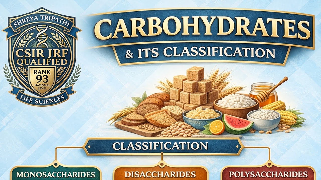Carbohydrates||Classification of Carbohydrates||Epimers||Anomers