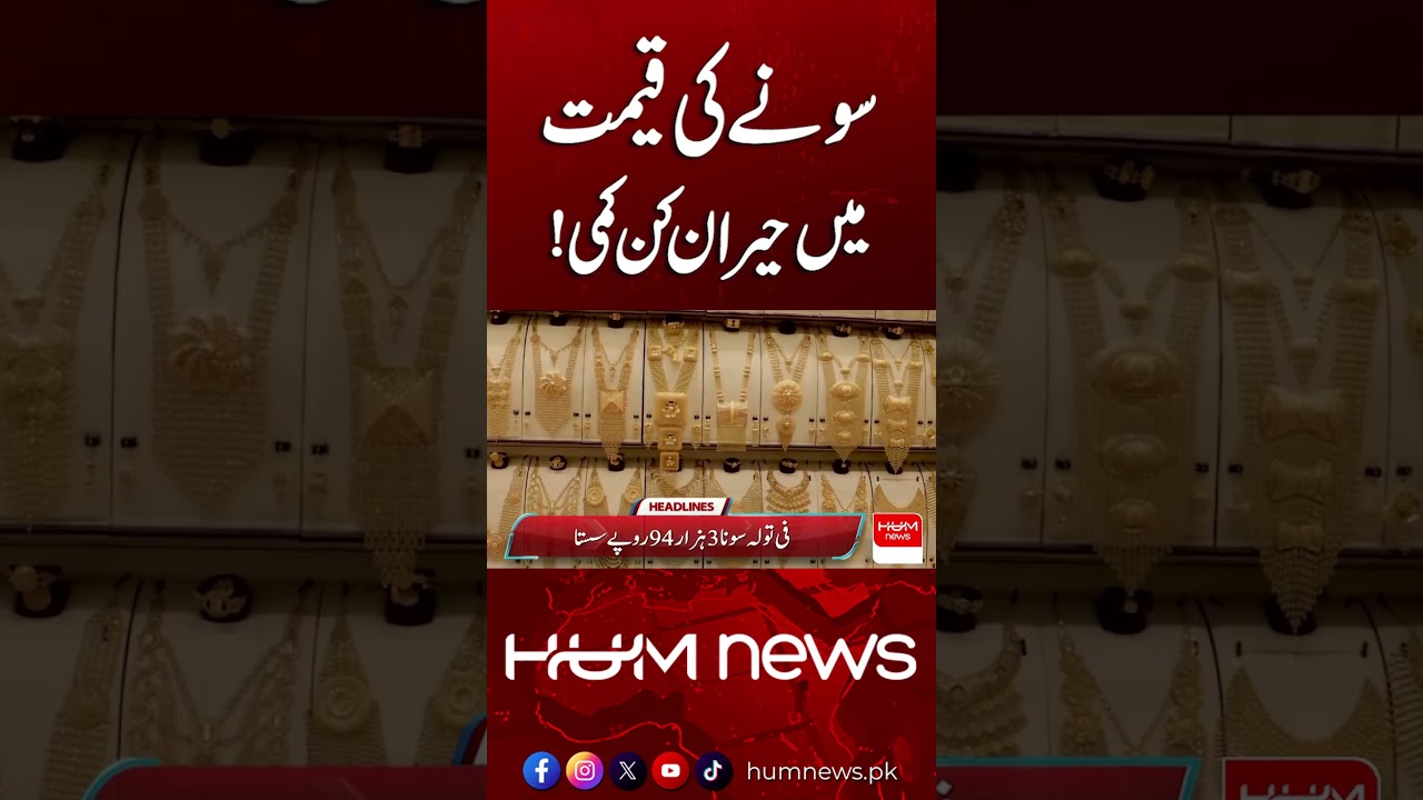 Surprising Drop in Gold Prices! | Hum News | Pakistan