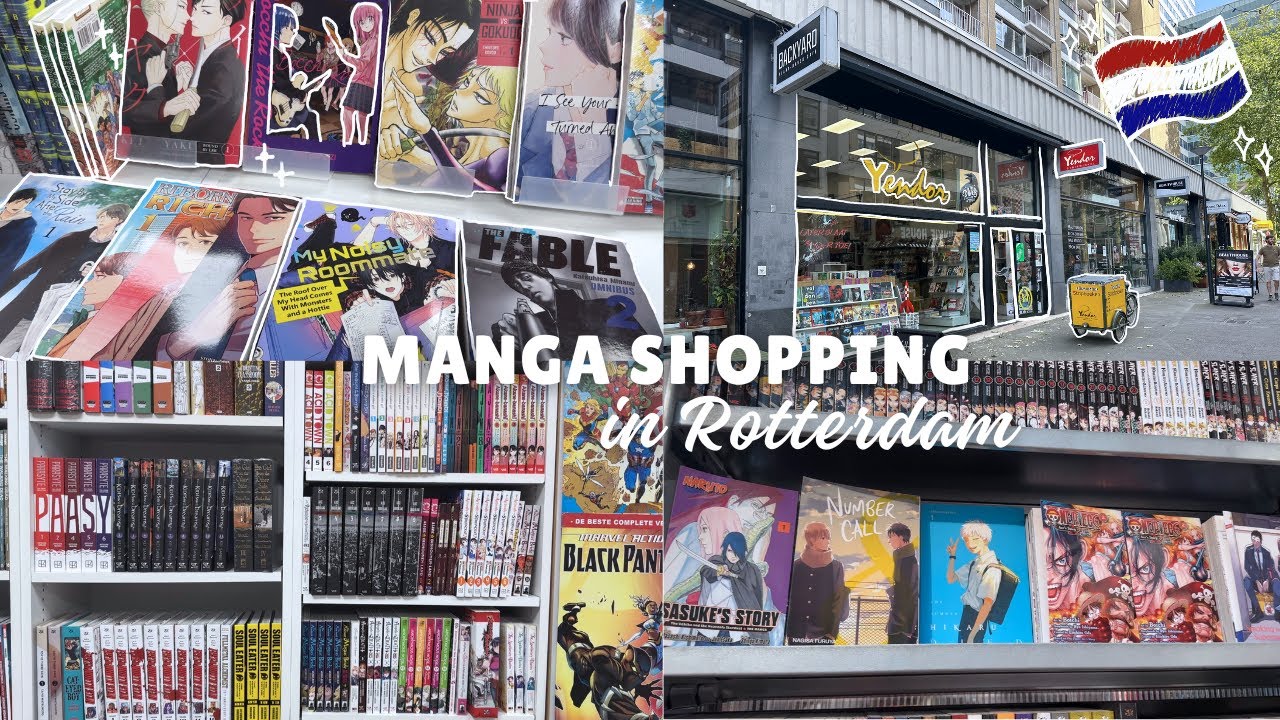 manga shopping in Rotterdam 🌷🇳🇱 | TwitchCon & exploring Netherlands ⋆⭒˚.⋆