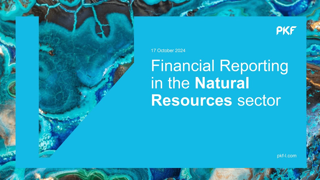 Financial reporting in the Natural Resources sector