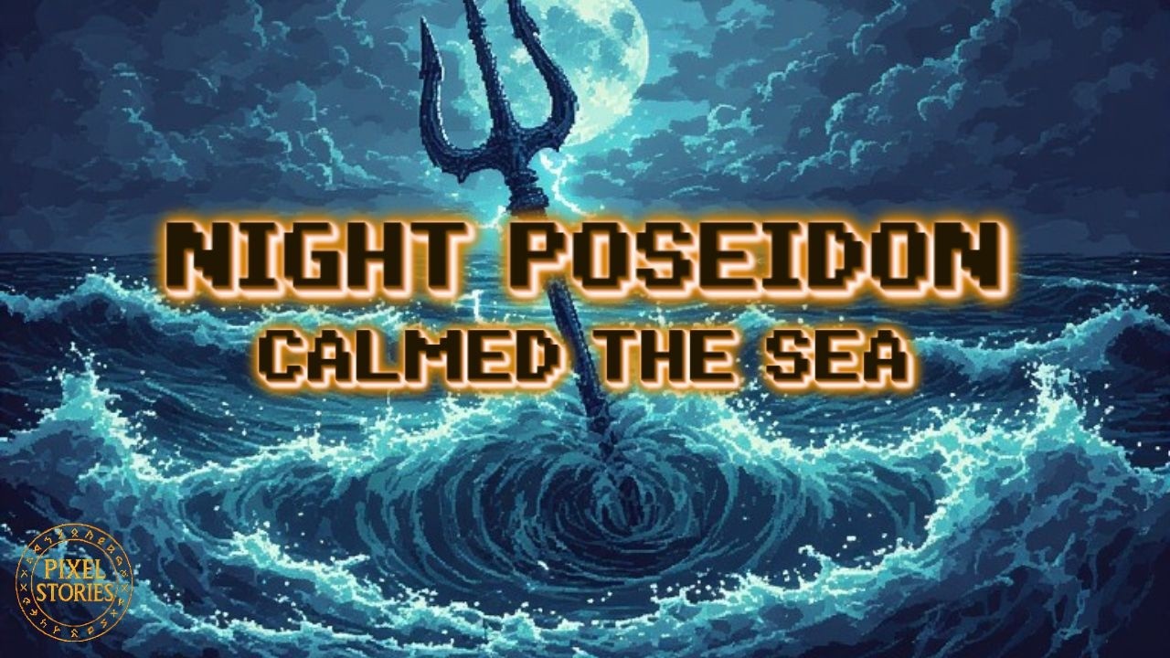 The Night Poseidon Stilled the Ocean | Dark Mythology for Sleep | Calm Myth