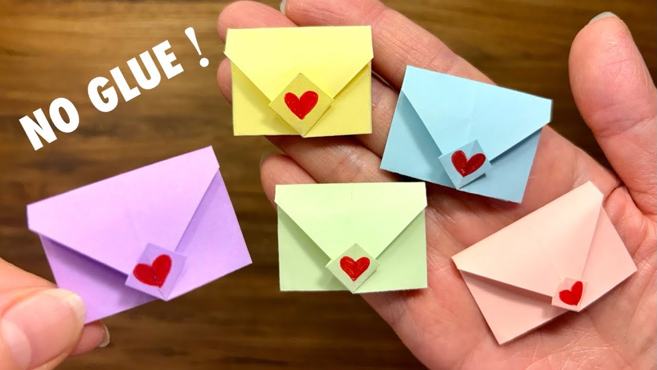 Easy Origami Envelope Using a Sticky Note | No Glue, Step-by-Step DIY