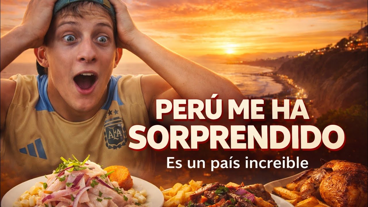 ARGENTINO llega a  PERÚ Y QUEDA totalmente SORPRENDIDO :"Es un país INCREÍBLE "