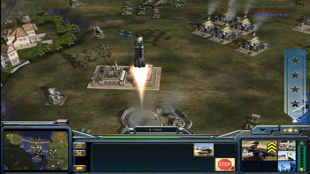 Command and Conquer Generals Shock Wave | 3 vs 3 (Medium difficulty)