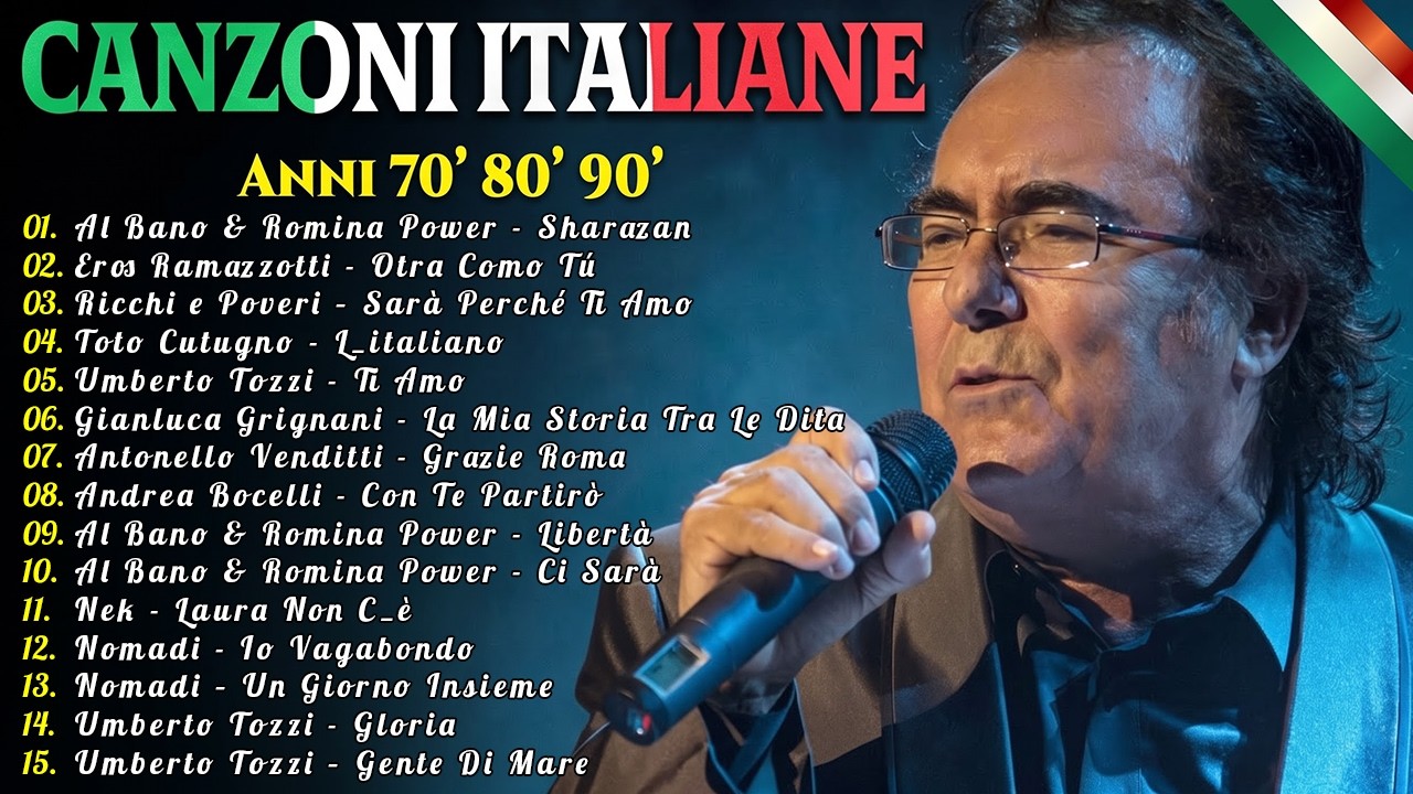 LE PI&Ugrave; BELLE CANZONI ITALIANE DI SEMPRE🎤Musica Italiana anni 70 80 90 Playlist