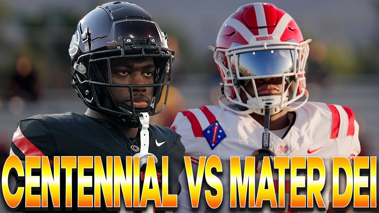 #1 Mater Dei vs #21 Corona Centennial 🔥 GAME OF THE YEAR😳 70+ Points Combined‼️ CALI BALL🎥 Week 3 