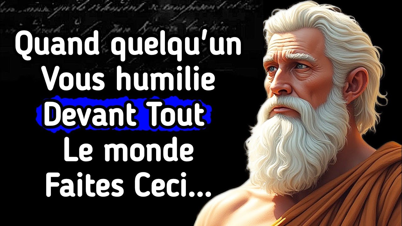 FAITES CECI et Les Gens Vous Respecteront IMMÉDIATEMENT: IMPOSER LE RESPECT | Philosophie Stoïcienne