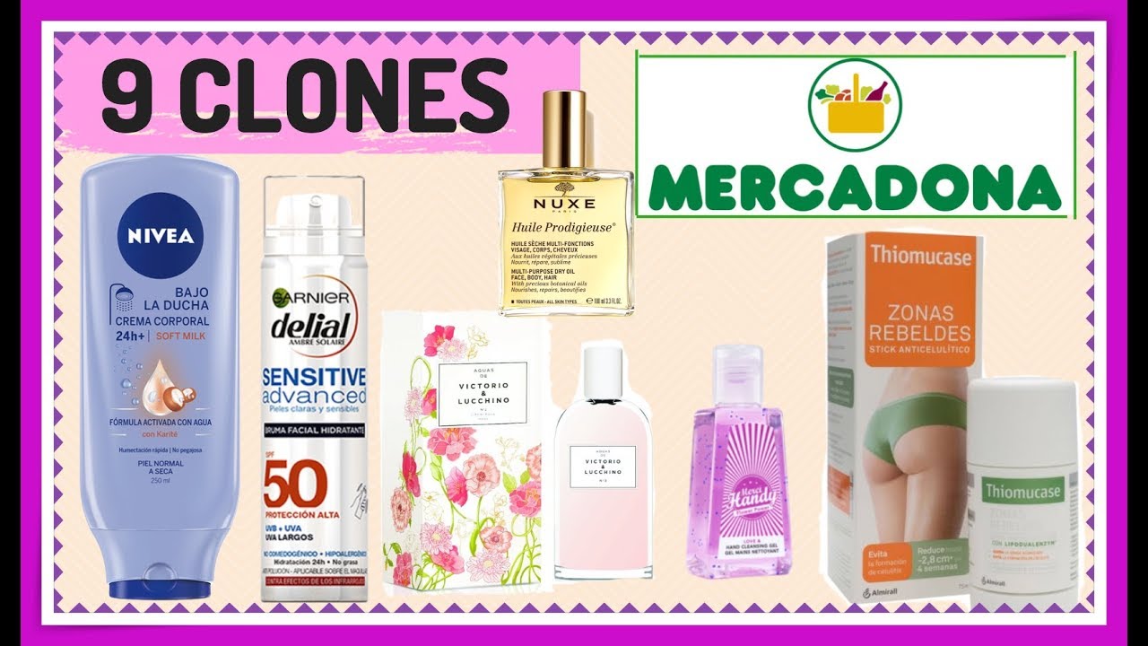 😍9 CLONES PERFUMERIA MERCADONA