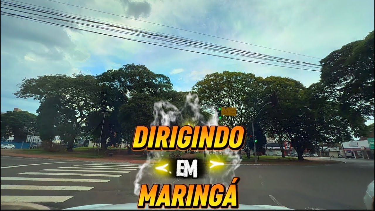 Dirigindo em Maringá - Avenida Itororó, Zona 02, Maringá - PR, Brasil