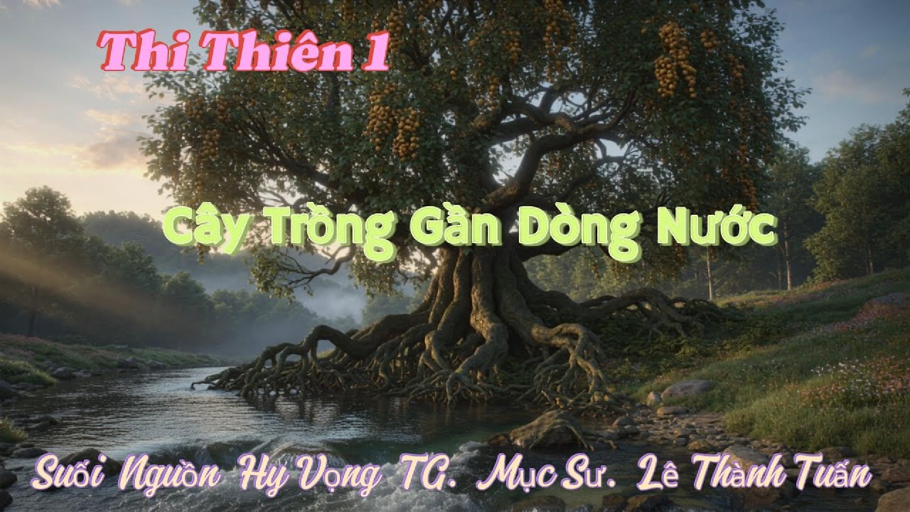 Thi Thiên 1 - Cây Trồng Gần Dòng Nước - Ca ngợi sự thạnh vượng  xanh tươi khi sống trong ơn Chúa.