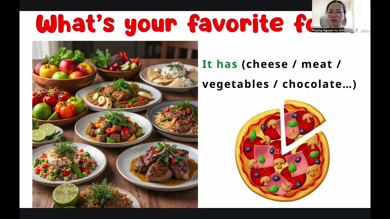 Ed3- Unit 7: Talk About Your Favorite Food