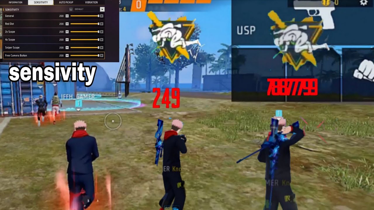 FREE FIRE BEST SENSIVITY 😱 HEADSHOT AIM NOOB VS PRO VS HACKER SENSIVITY FREE FIRE 