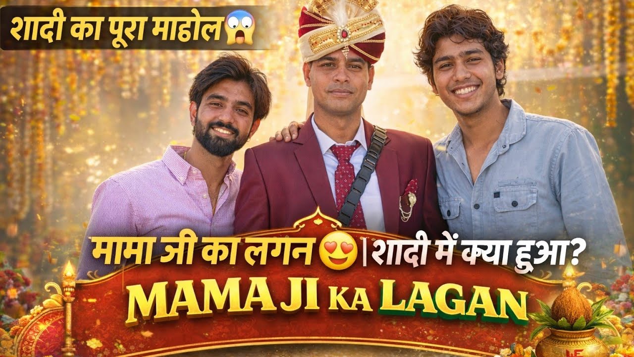 आज है मामा जी का लगन 😍 घर में खुशी का माहौल