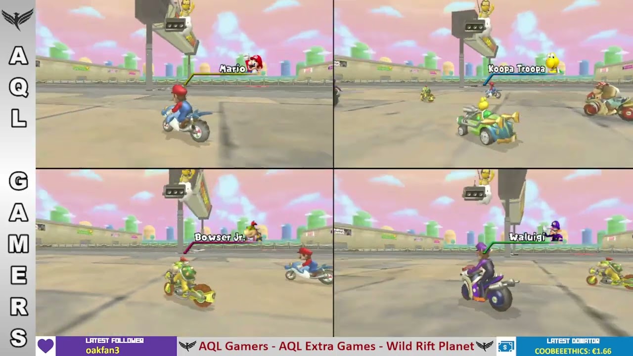 🔴Mario Kart Wii Custom Tracks ✦ 4 Players #471
