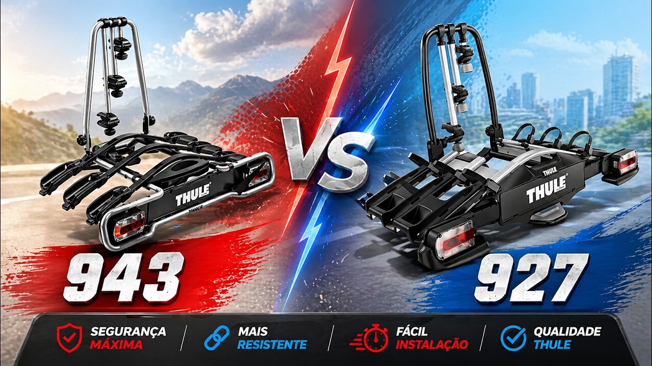 Comparação Transbike Thule Velocompact 927 Versus Thule Euroride 943  - Qual o melhor?