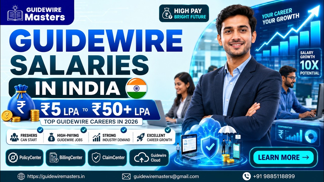 Guidewire Salary Trends in India 2026: Freshers vs Experienced | Guidewire Course in Hyderabad