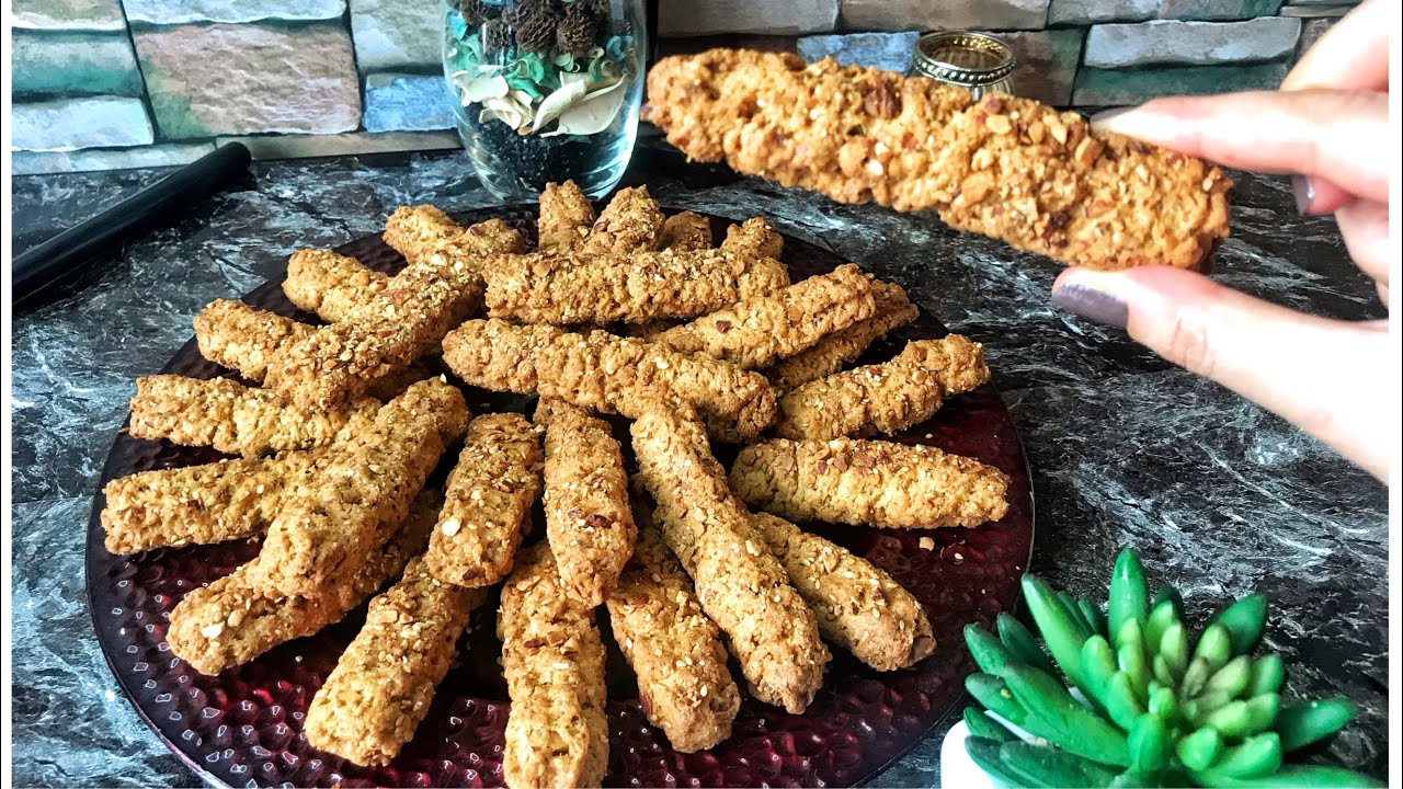 بشكوطو العيد التونسي صحي لمرضى السكري بدون ماكينة و بالفواكه الجافةBachkoutou tunisien 🇹🇳